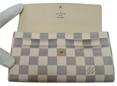 louis vuitton sarah wallet damier azur|lv sarah wallet damier.